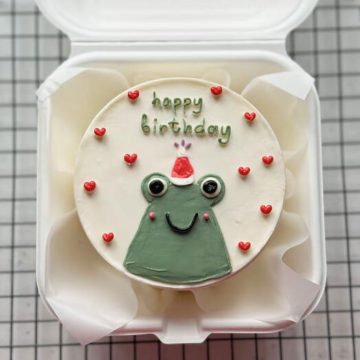 Бенто "happy birthday" с лягушонком
