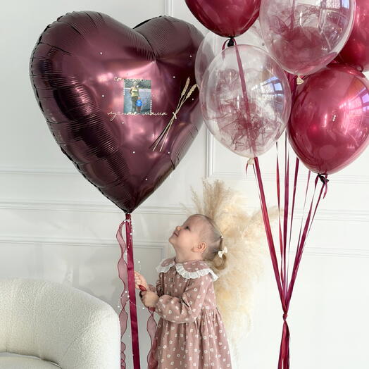 Набор шаров "Гранатовый блеск"