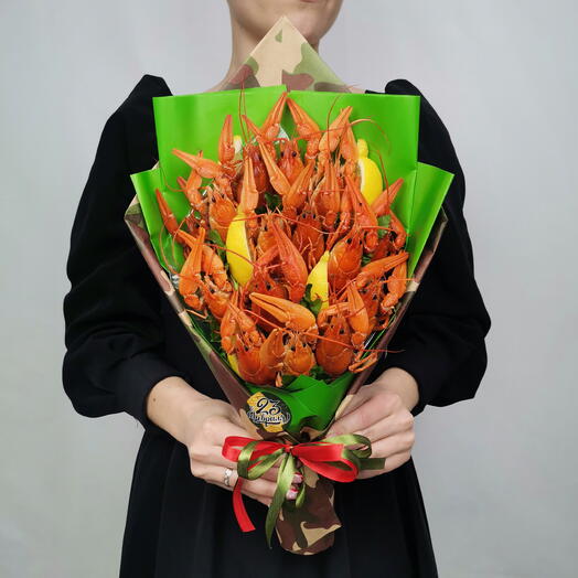 Букет из раков на 23 февраля