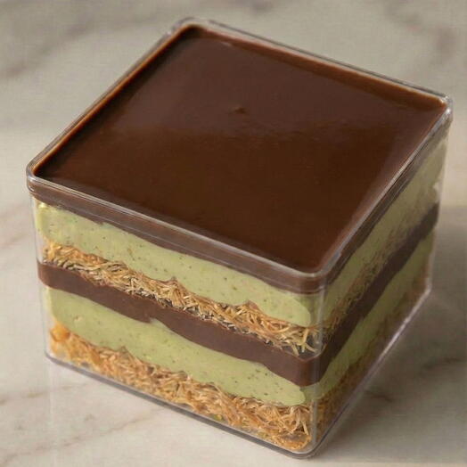 Торт дубайский шоколад | бенто | cake box 300 грамм