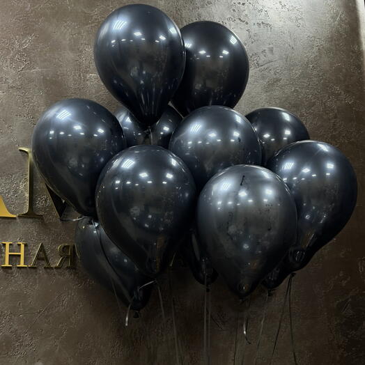 Набор черных латексных Шаров
