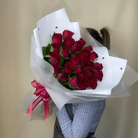 Букет из красных роз