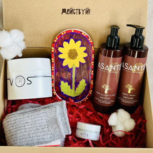 Подарочный бьюти-набор «Уход как искусство» — ароматный SPA-уход и интерьерный акцент