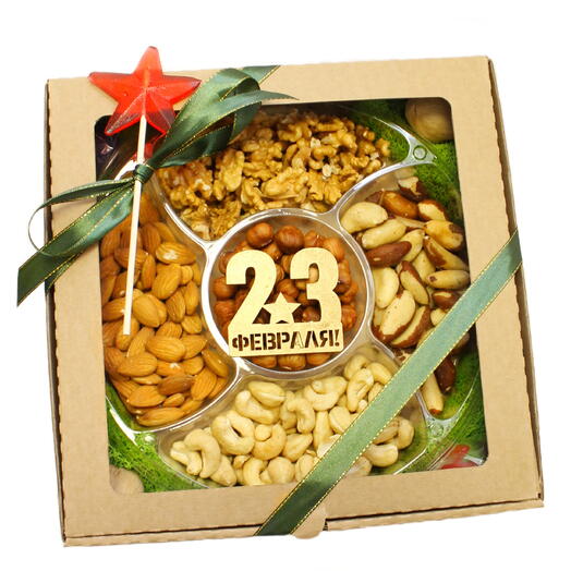 Festive Nut chamomile from five types of nuts, 600 gr