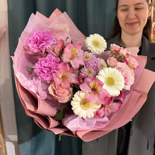 Нежный букет «по-любви»