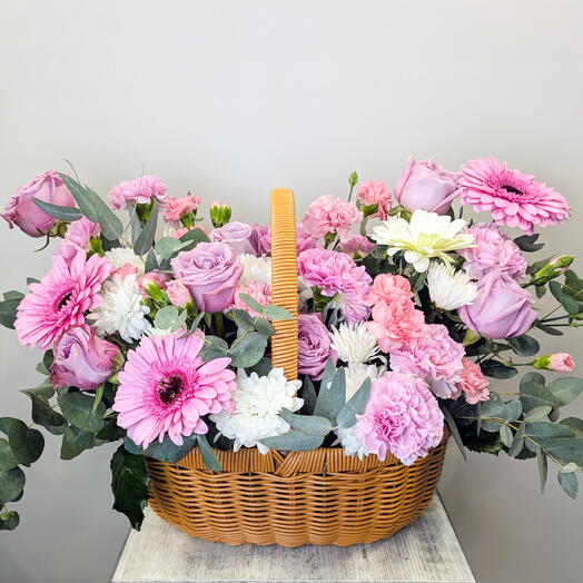Flowers in a basket