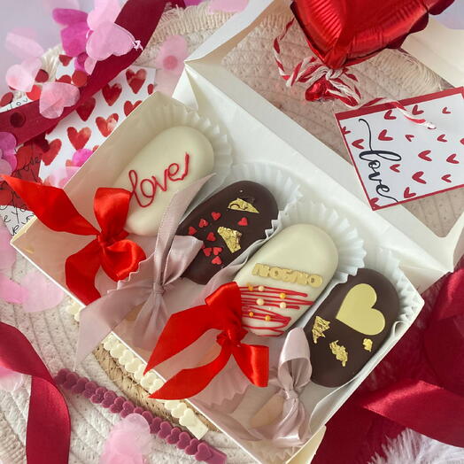 Пирожное картошка Эскимо в шоколаде для парня на 14 февраля 4шт