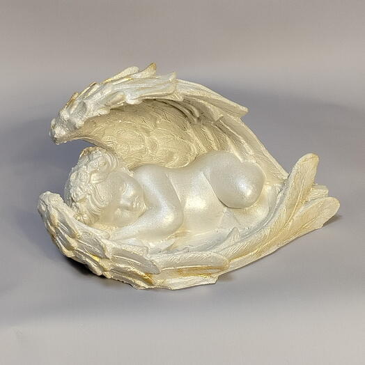 Статуэтка "Спящий ангел" декор на Пасху