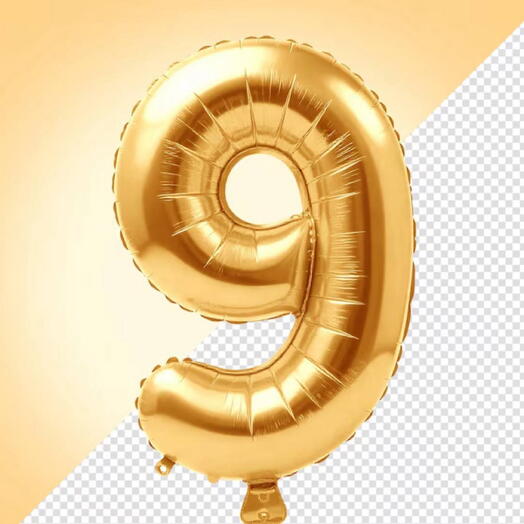 Цифра «9» Золото