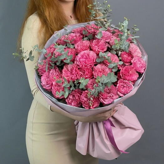 Букет из 25 ягодных роз