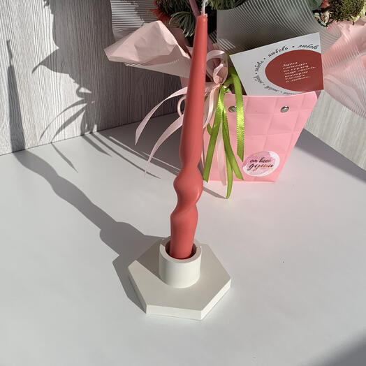 Столбовая свеча Rose