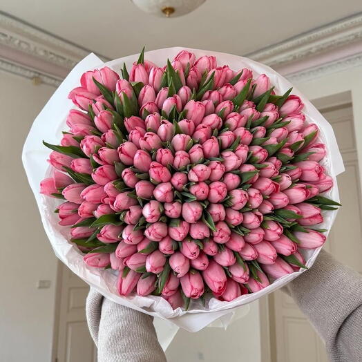 Pink Tulips 35 stems