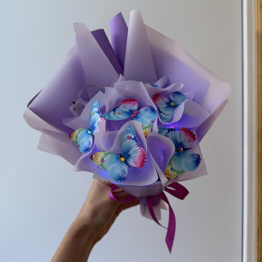 Mini ramo de mariposas