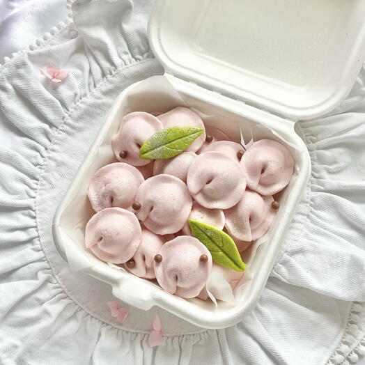 🎀 зефир пельмени клубничный