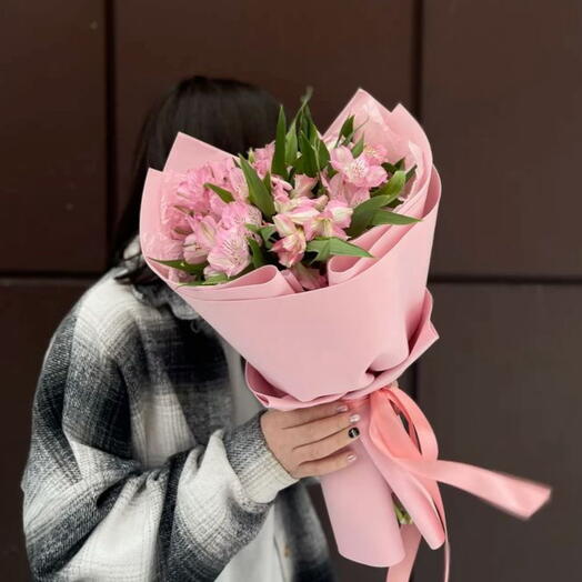 Мини моно из альстромерии💕