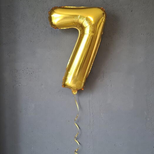 Фольгированный воздушный шар "7"