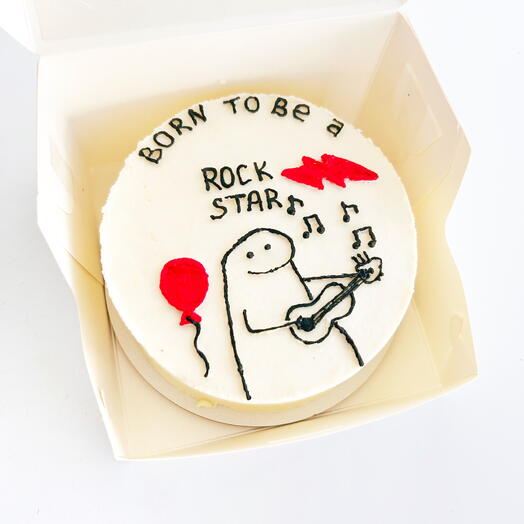 Бенто-торт «Born to be a rock star»