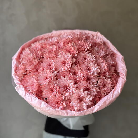 15 коралловых кустовых хризантем 🌸 Пышный букет, стоят до 3 недель