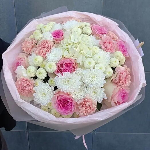 Сборный букет зефирка 🌸