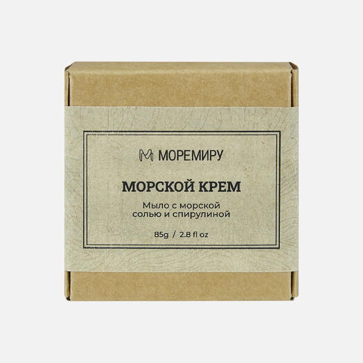 Мыло для лица и тела МореМиру Морской крем 85гр