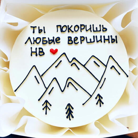 Бенто-торт на День Рождения мужчине, мужу, парню, девушке, подруге, жене, папе - тортик любые вершины