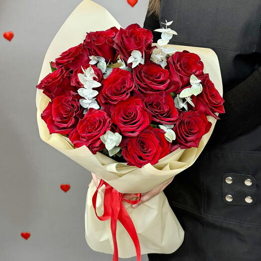 Букет из 15 роз🥰