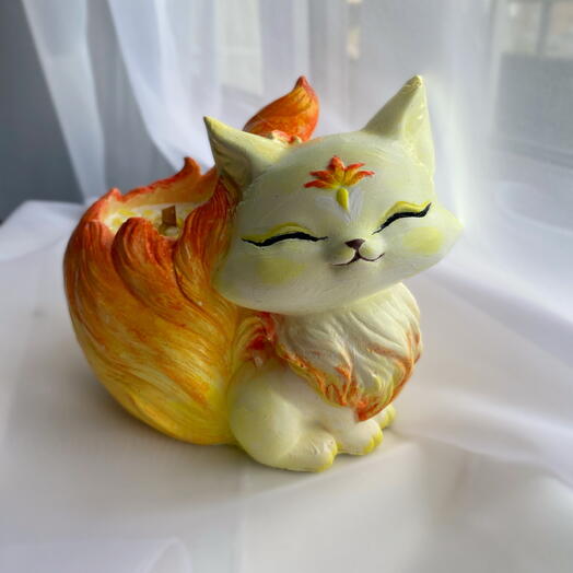 Свеча «Солнечная Кицунэ» ️🦊