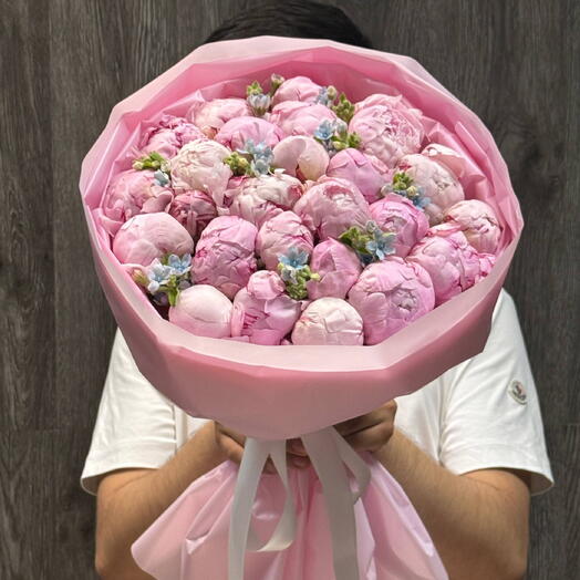 Пионы Сара Бернард Голландия с аксипиталиумом💕