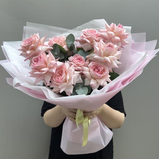 Авторский букет с французской розой 🌸