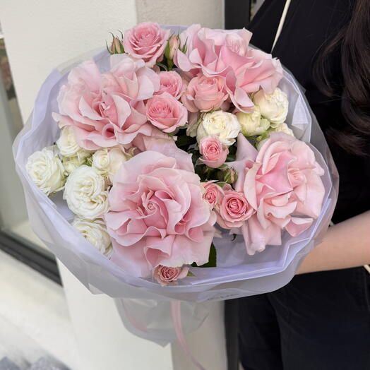 Mix with French roses