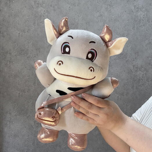 Мягкая игрушка стильная корова