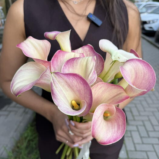 Букет с нежными каллами🌸