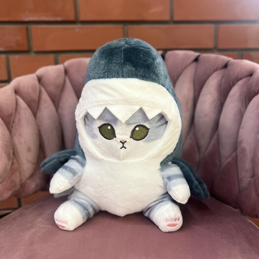 Игрушка «котик-акула»