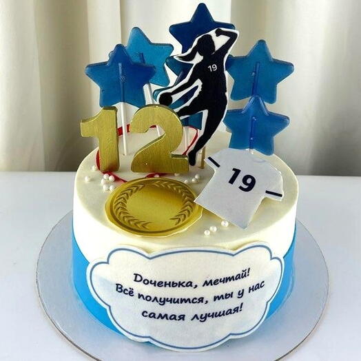 Торт для девочки на день рождения, «Чемпион»