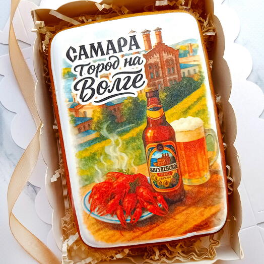 Имбирный пряник вкусный самарский в подарок