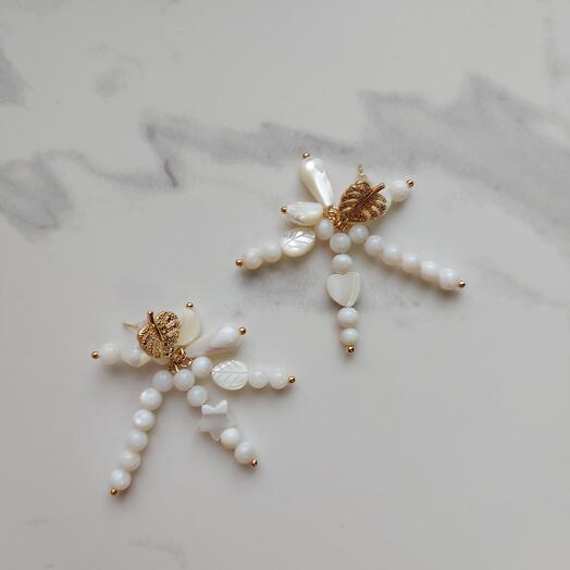 Серьги из перламутра