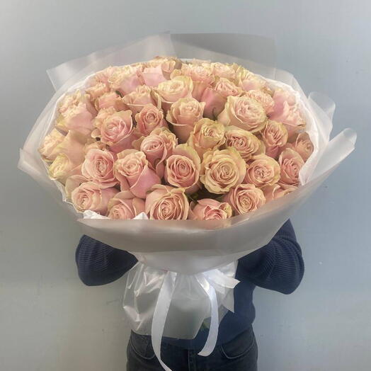 Букет из 51 Розы Pink Mondial
