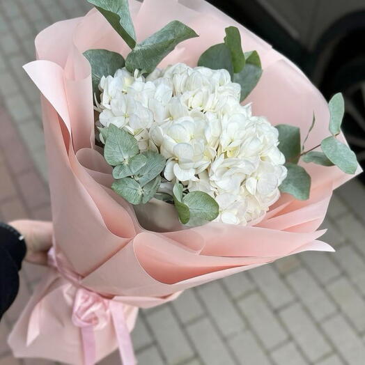 Гортензия и эвкалипт