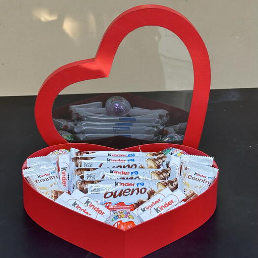 Коробка сердце сладости