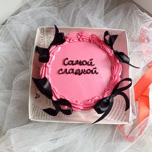 Бенто торт с бантиками