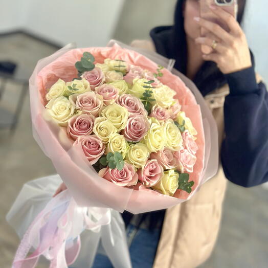 Букет Кенийский роз 35шт