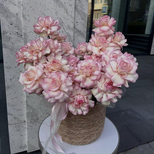 Корзина французских роз💕