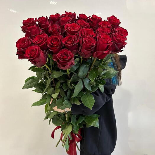 Метровые розы 23 шт