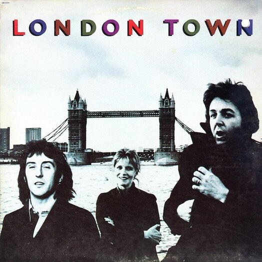 Винтажная пластинка Wings — London Town 1978 USA Есть вкладыш, EX-