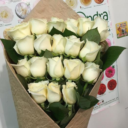 Ramo de rosas blancas)))