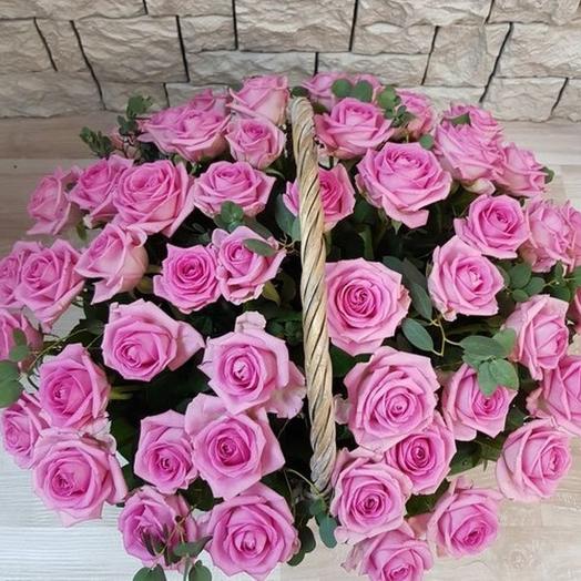 Cesta 51 rosa rosa