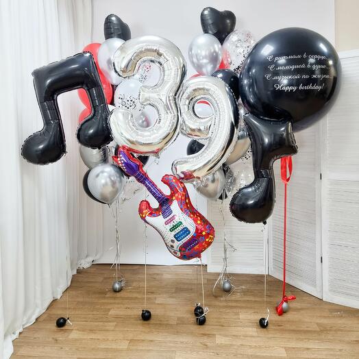 Set of 38 balls "Musician"
