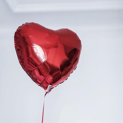 Globo "Corazón" de aluminio