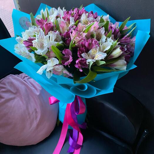 Armful of alstroemeria