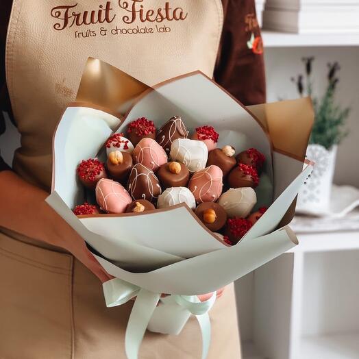 Fruta en chocolate, un regalo original